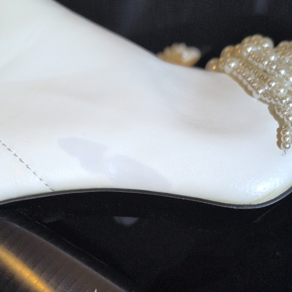 Elegant White and Black Azalea Wang Ankle Boots - Picture 8 of 8